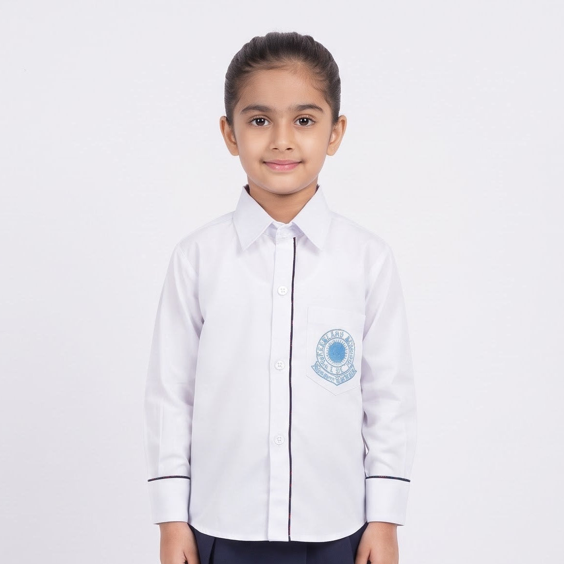 Greenland Full Sleeves Blue House Shirt (I-XII) Boys & Girls