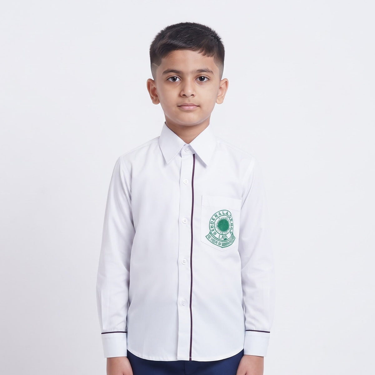 Greenland Full Sleeves Green House Shirt (I-XII) Boys & Girls