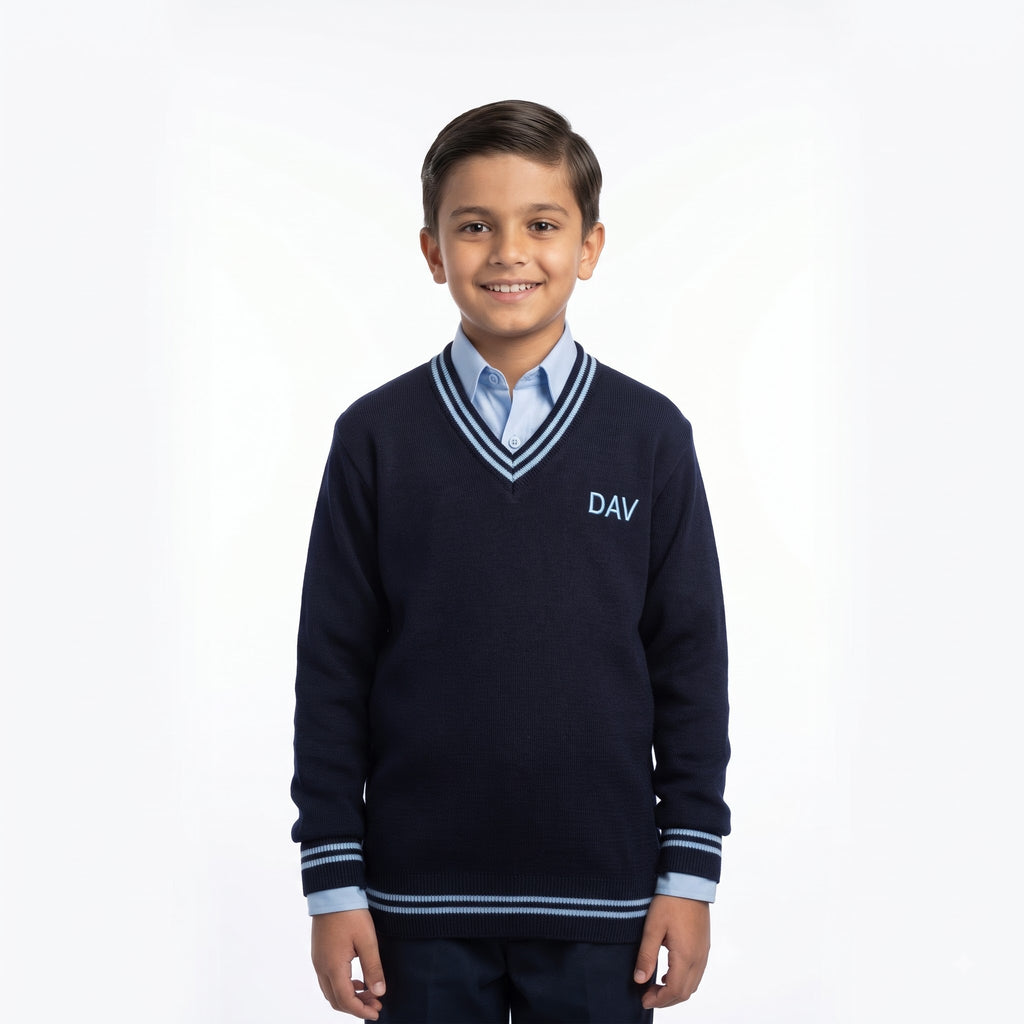 DAV Full Sleeves Sweater BOYS & GIRLS (III-XII)