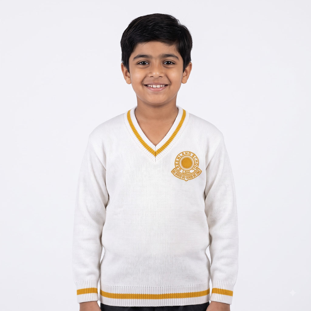 GREENLAND (I-XII) Saturday Yellow Sweater Boys & Girls