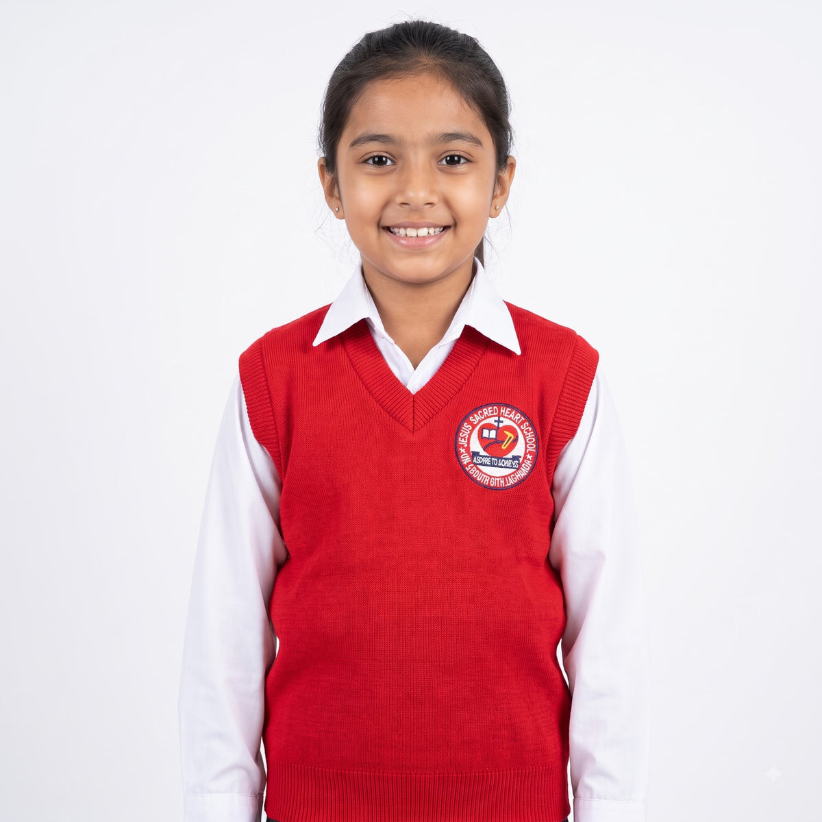 JESUS Sleeveless Sweater (Nursery - XII) Boys & Girls