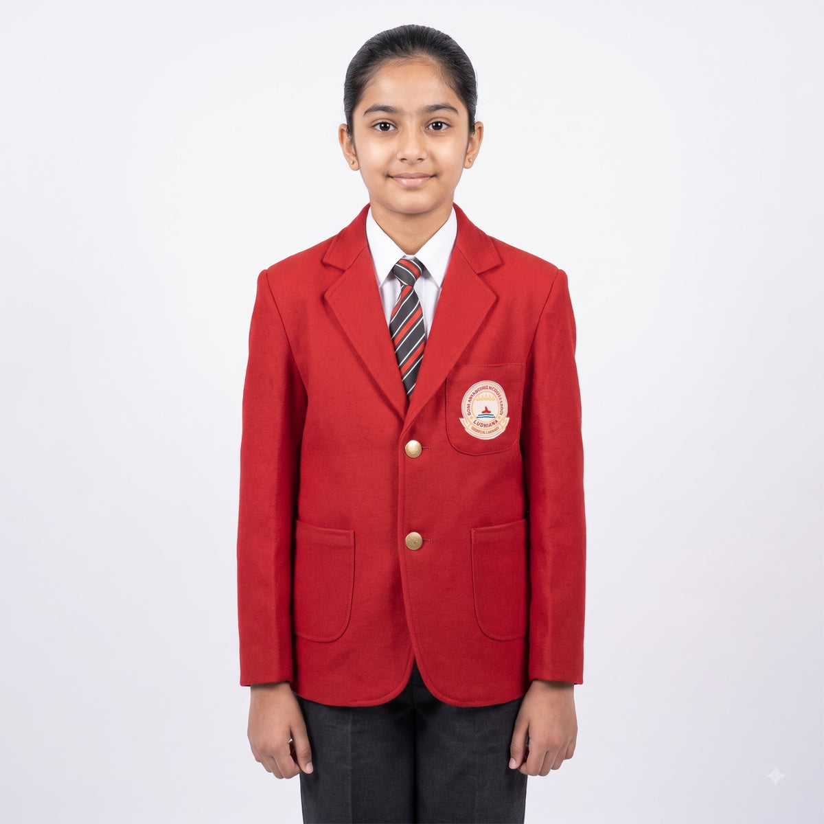 BCM ARYA Red Blazer (I-XII) Boys & Girls