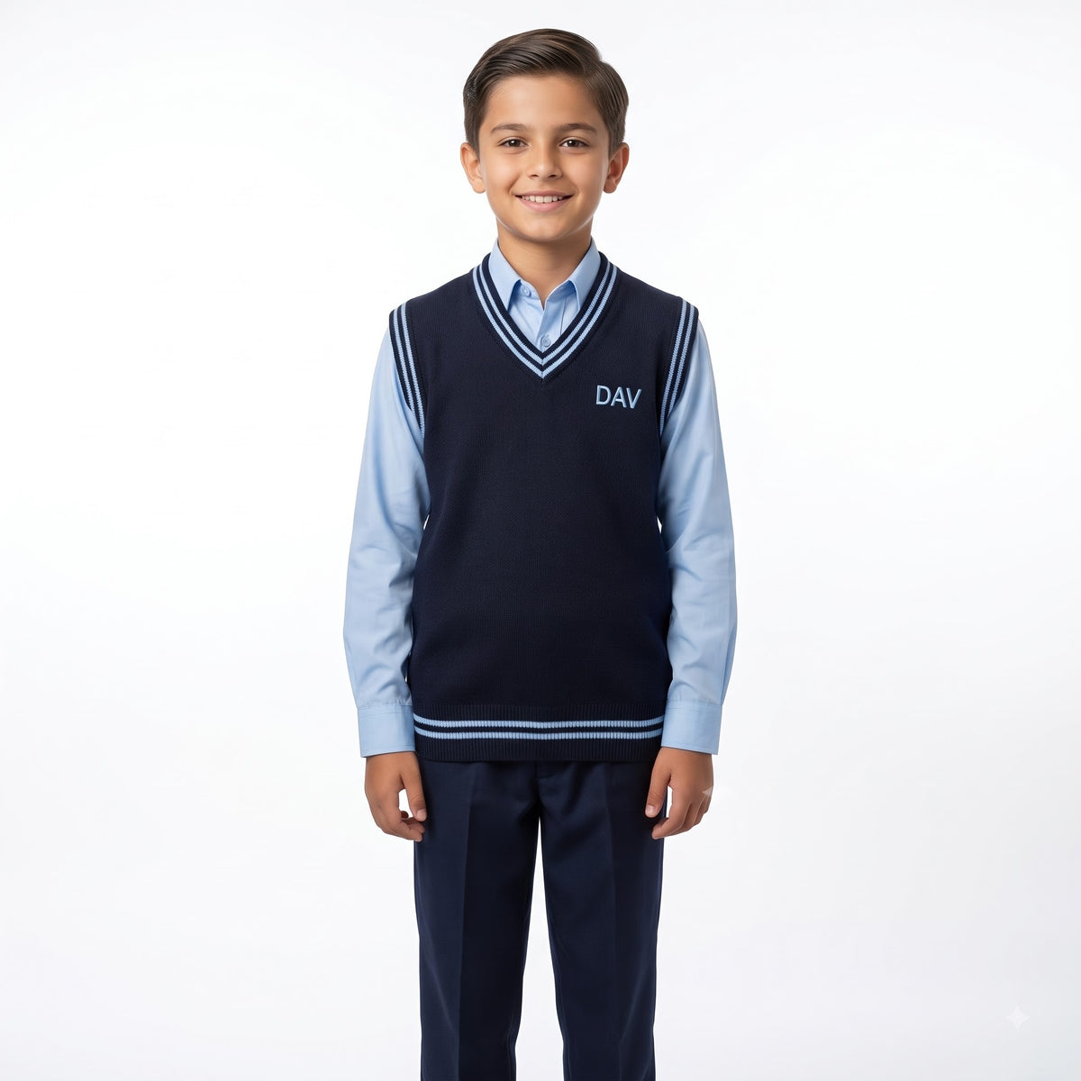 DAV Sleeveless Sweater BOYS & GIRLS (III-XII)