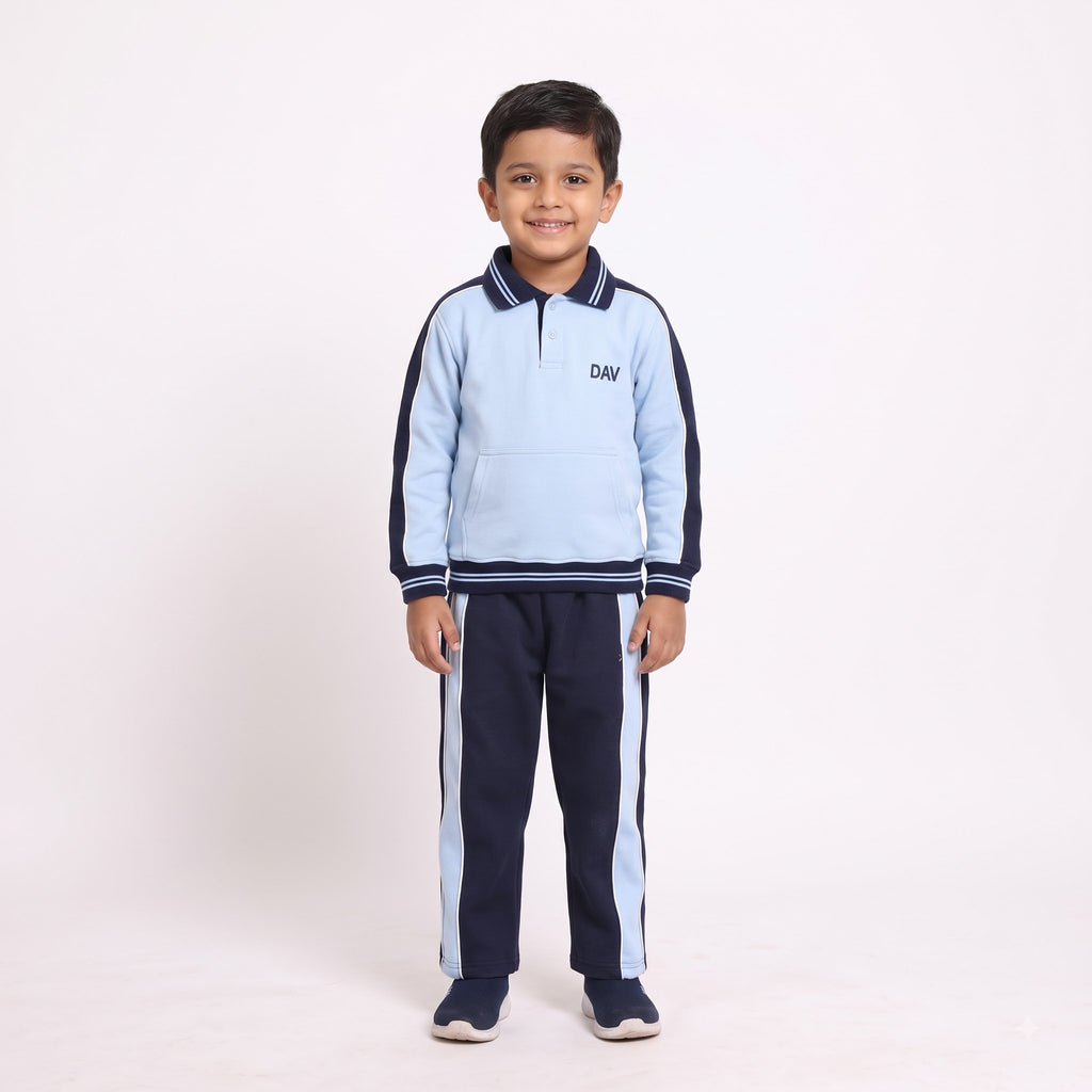 DAV Fleece Tracksuit Girls & Boys(Nursery-II)