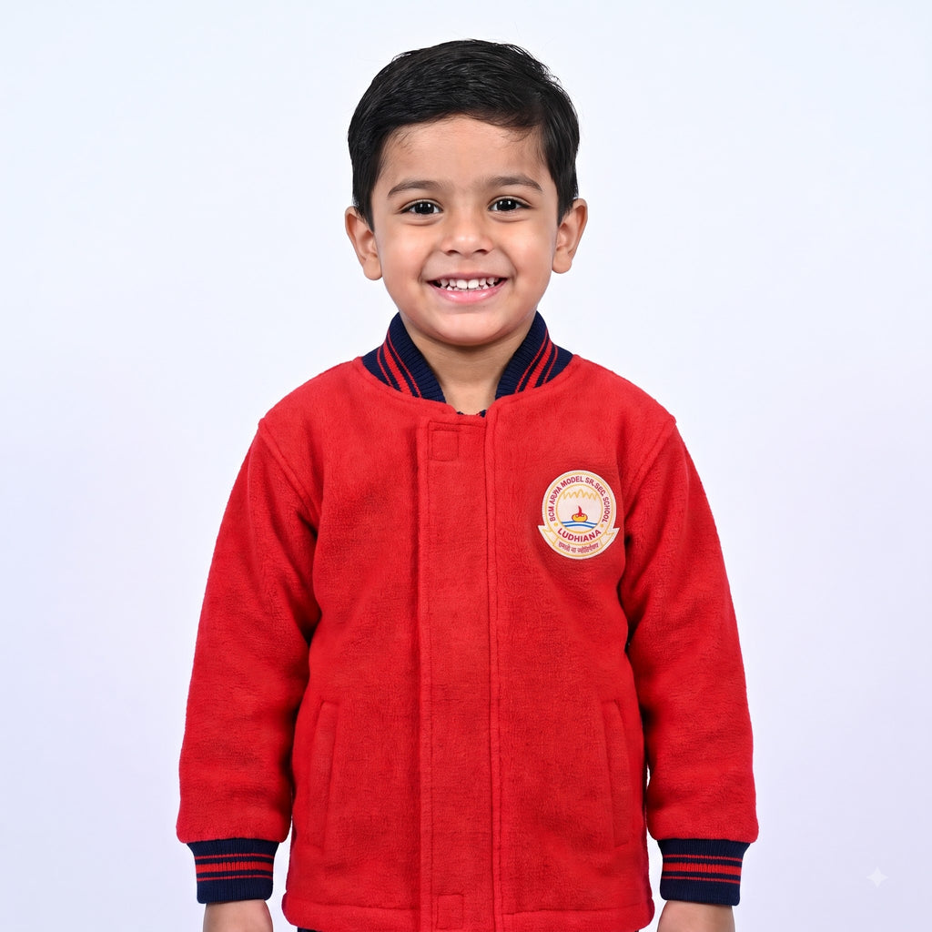 BCM ARYA Red Jacket (Kindergarten) Boys & Girls