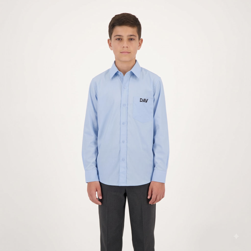 DAV Full Sleeves Shirt (III-XII) Boys & Girls
