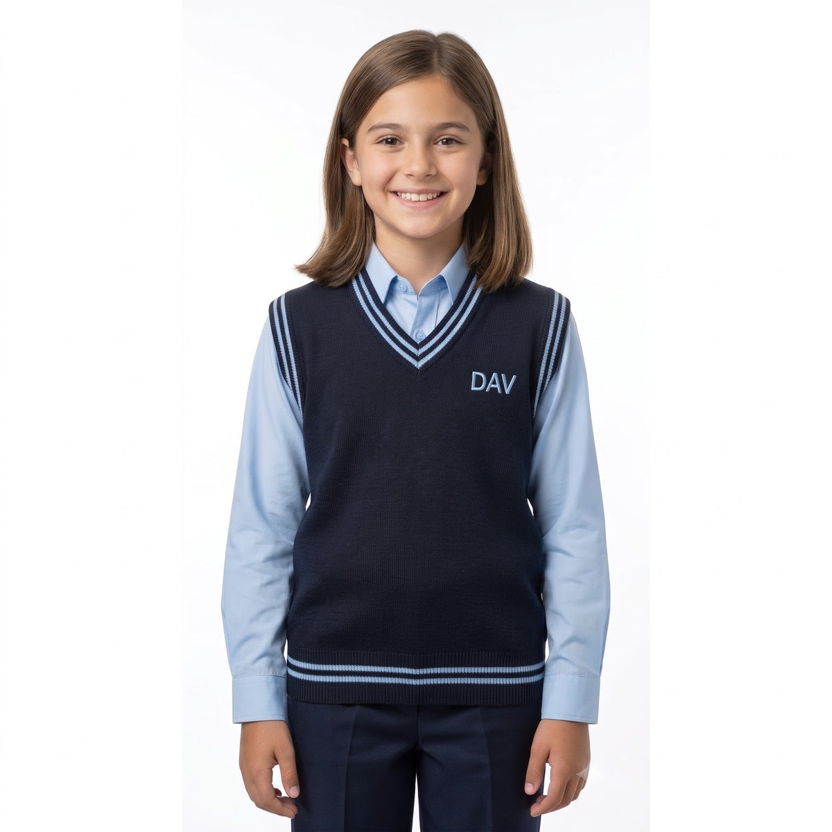 DAV Sleeveless Sweater BOYS & GIRLS (III-XII)