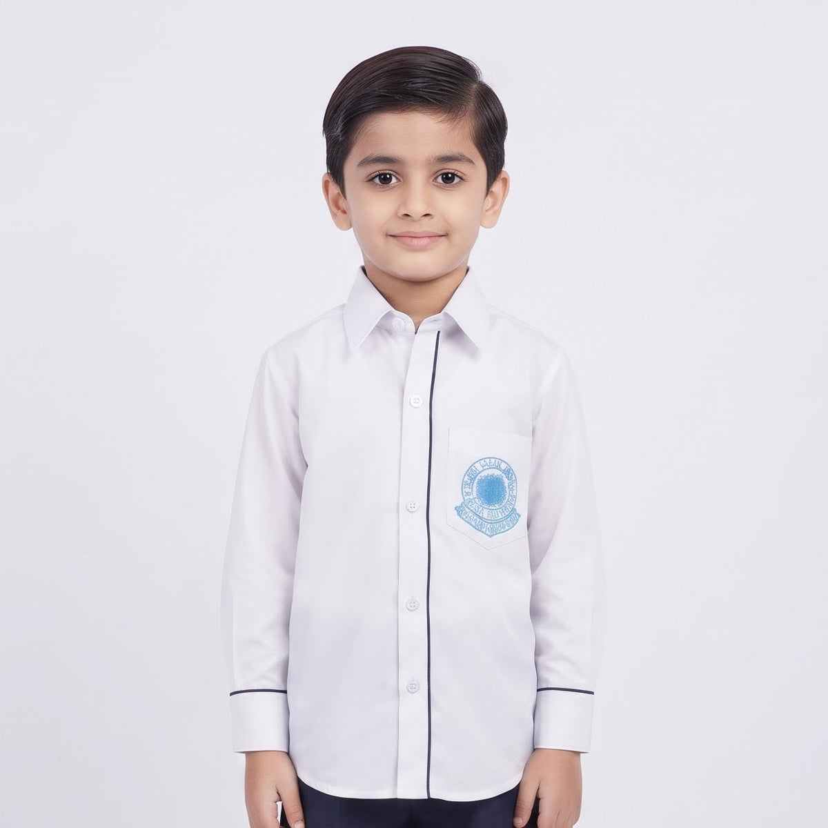 Greenland Full Sleeves Blue House Shirt (I-XII) Boys & Girls