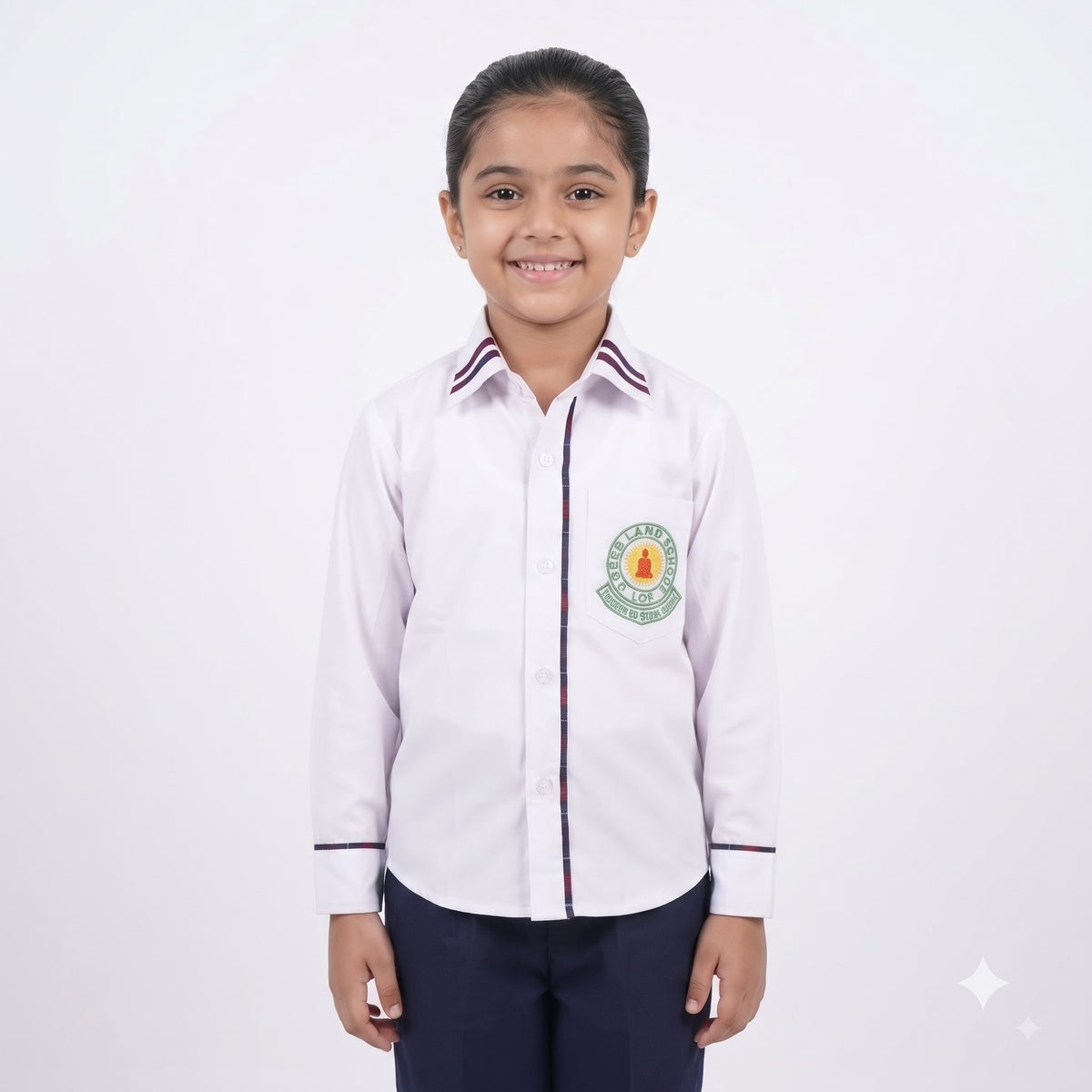 Greenland Full Sleeves Shirt Boys(NURSERY-XII) & Girls (I-V) ONLY