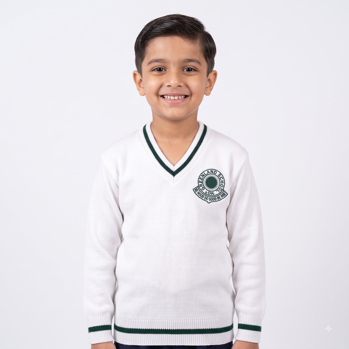 GREENLAND (I-XII) Saturday Green Sweater Boys & Girls