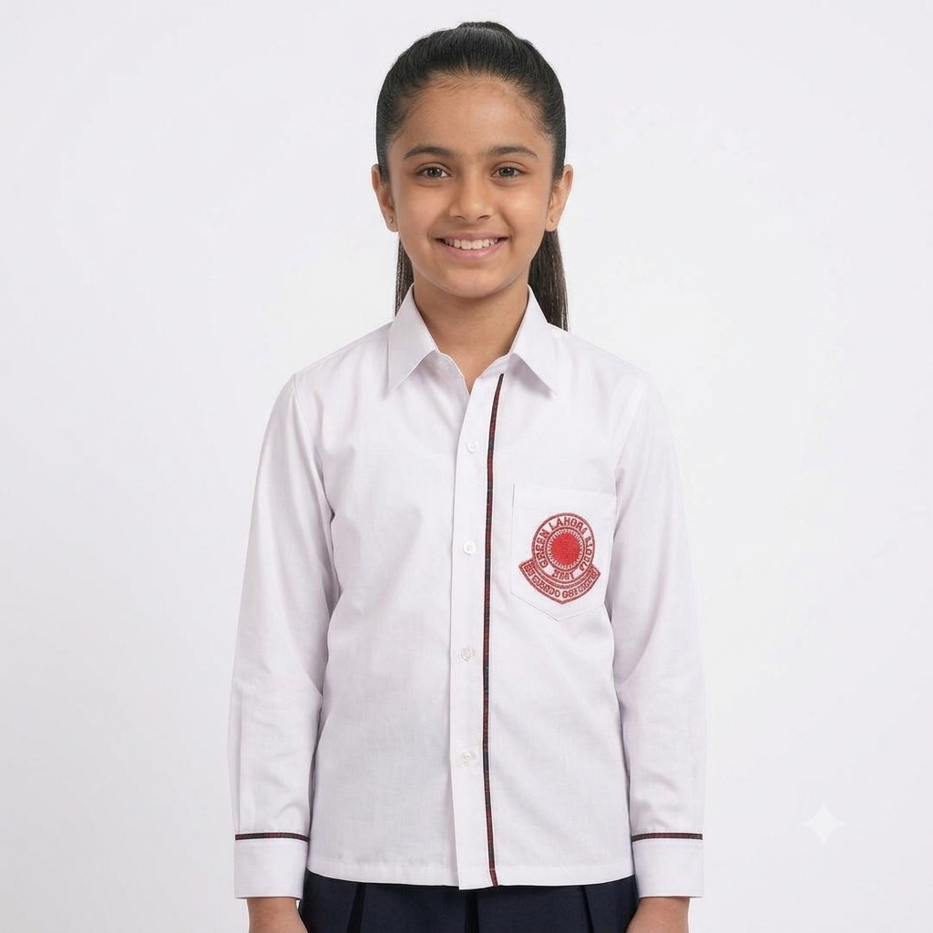 Greenland Full Sleeves Red House Shirt (I-XII) Boys & Girls